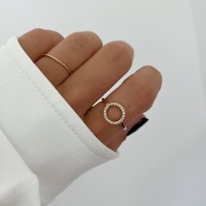 Bague Jess – Plaqué or