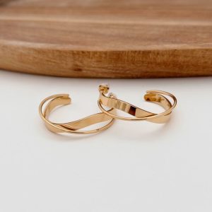 Boucles d’oreilles Victoire – Acier inoxydable