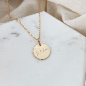 Collier « Je t&rsquo;aime » – Plaqué or