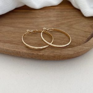 Boucles d’oreilles Elena – Plaqué or