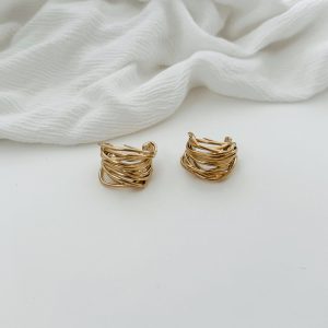 Boucles d’oreilles Niki – Acier inoxydable